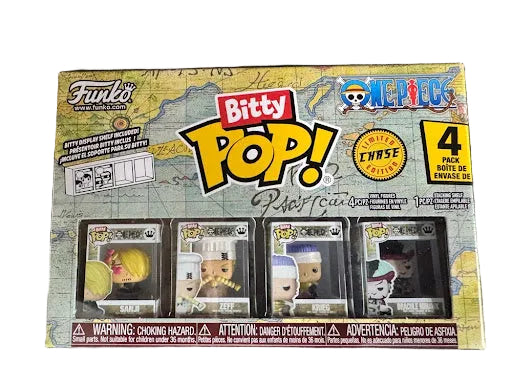 Funko Bitty Pop! One Piece: Sanji 4-Pack (con Mystery Figure Dracule Mihawk)