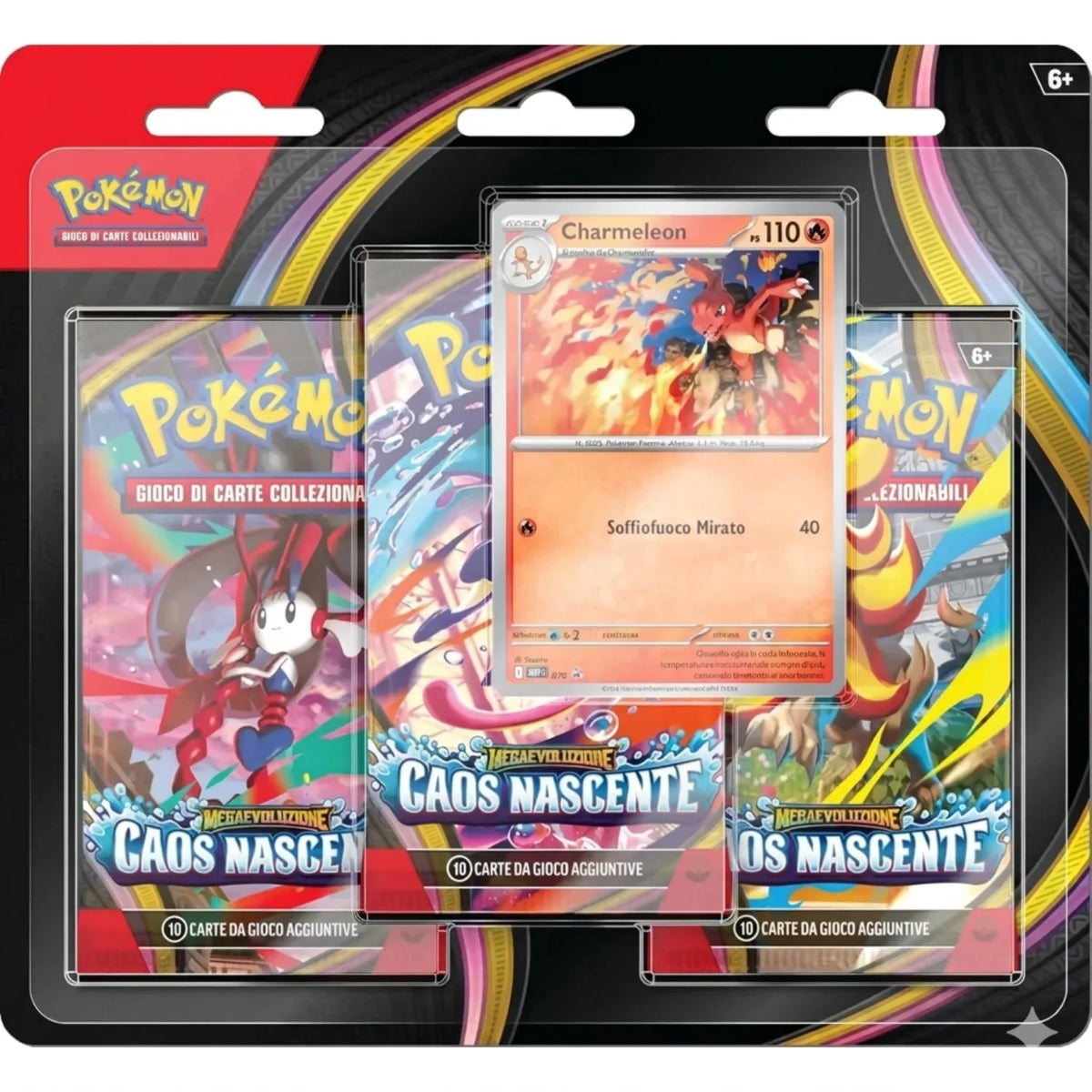 Pokémon GCC: Caos Nascente - Bustina Blister da 3 Carte (Blind Pack - Italiano)