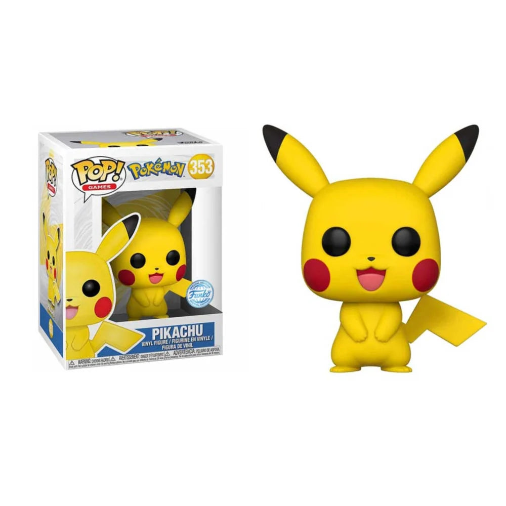 Funko Pop! Games: Pokémon - Pikachu #353 (con Bollino Ufficiale Funko)