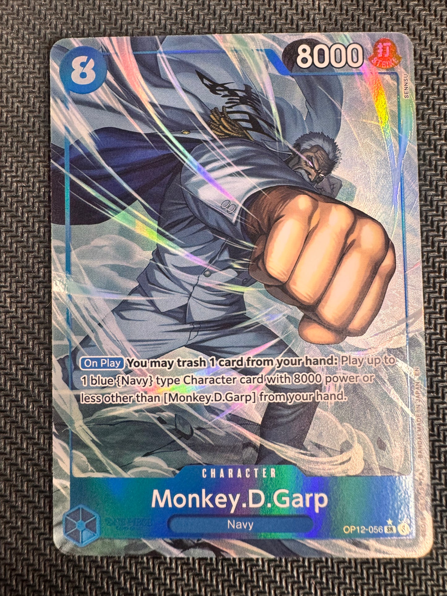 One Piece TCG - Monkey.D.Garp OP12-056 SR (Alternate Art) - Legacy of the Master [ENG]