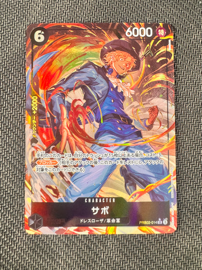 One Piece TCG - Sabo PRB02-014 SR (Alternate Art) JP - Premium Booster The Best Vol. 2