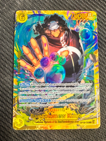 One Piece TCG - Bartholomew Kuma OP12-119 SEC (Alternate Art) - Legacy of the Master [ENG]