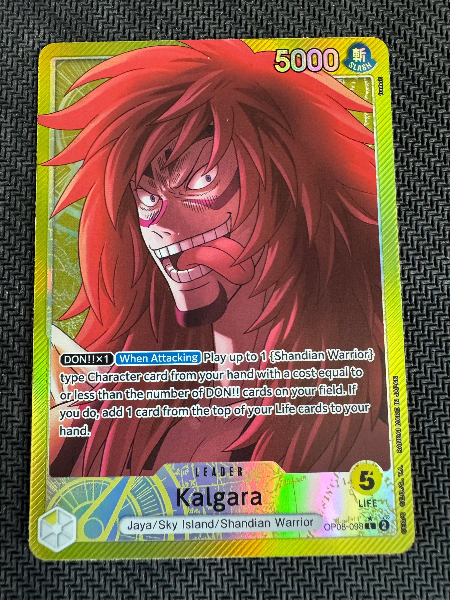 One Piece TCG - Kalgara OP08-098 L (Alternate Art) EN - Two Legends (OP-08)