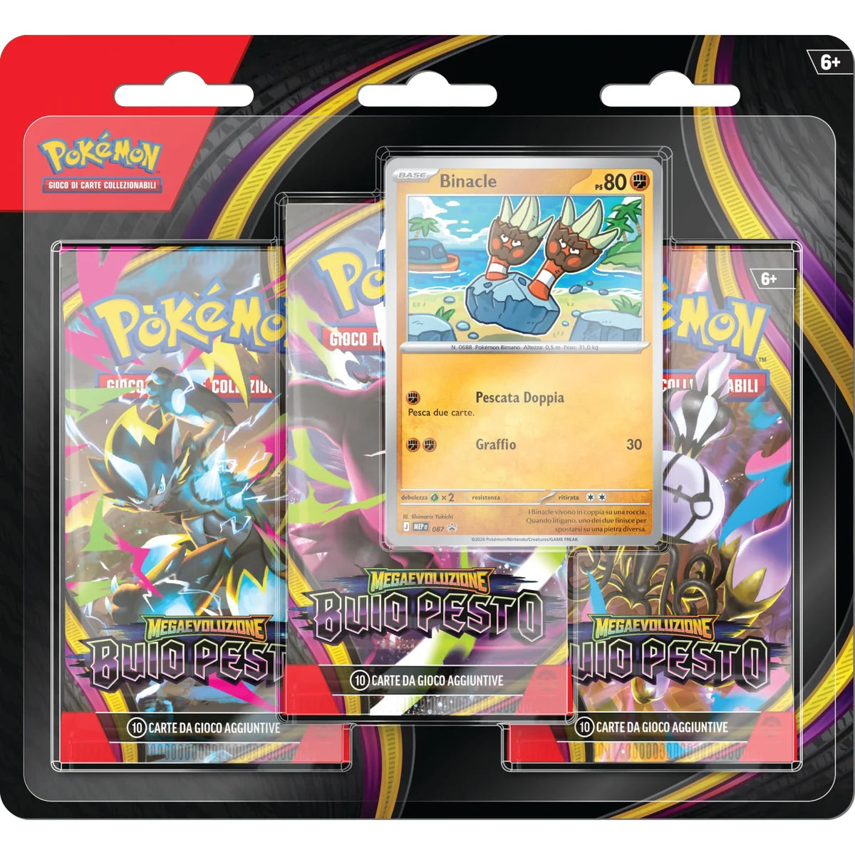 Pokémon GCC: Buio Pesto - Bustina Fun Pack da 3 Carte (Italiano)